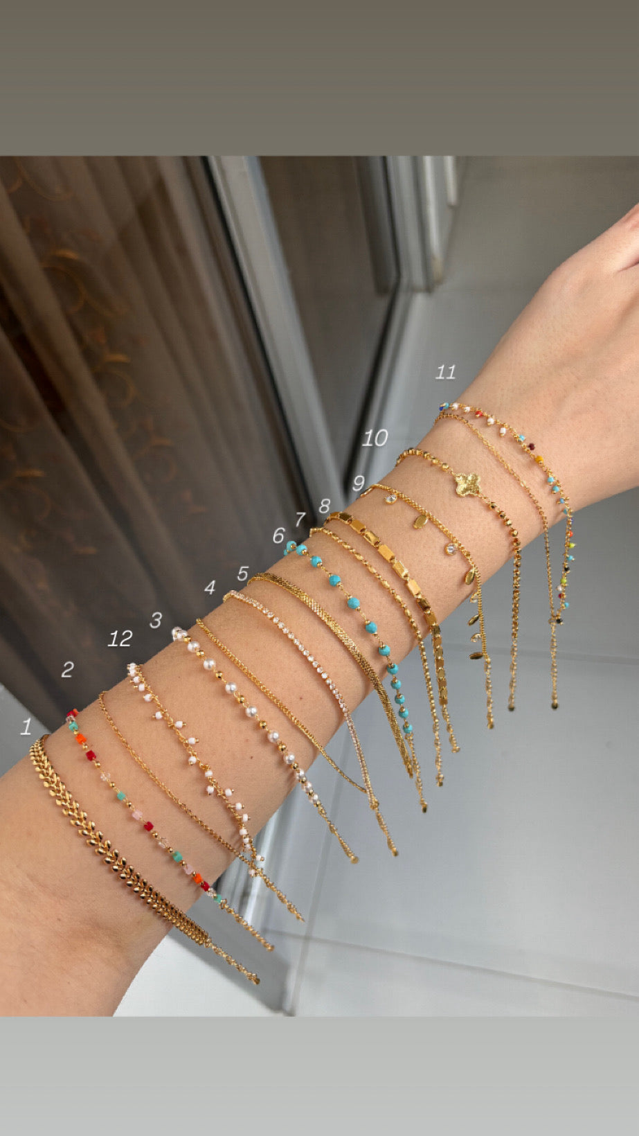 Summer anklets