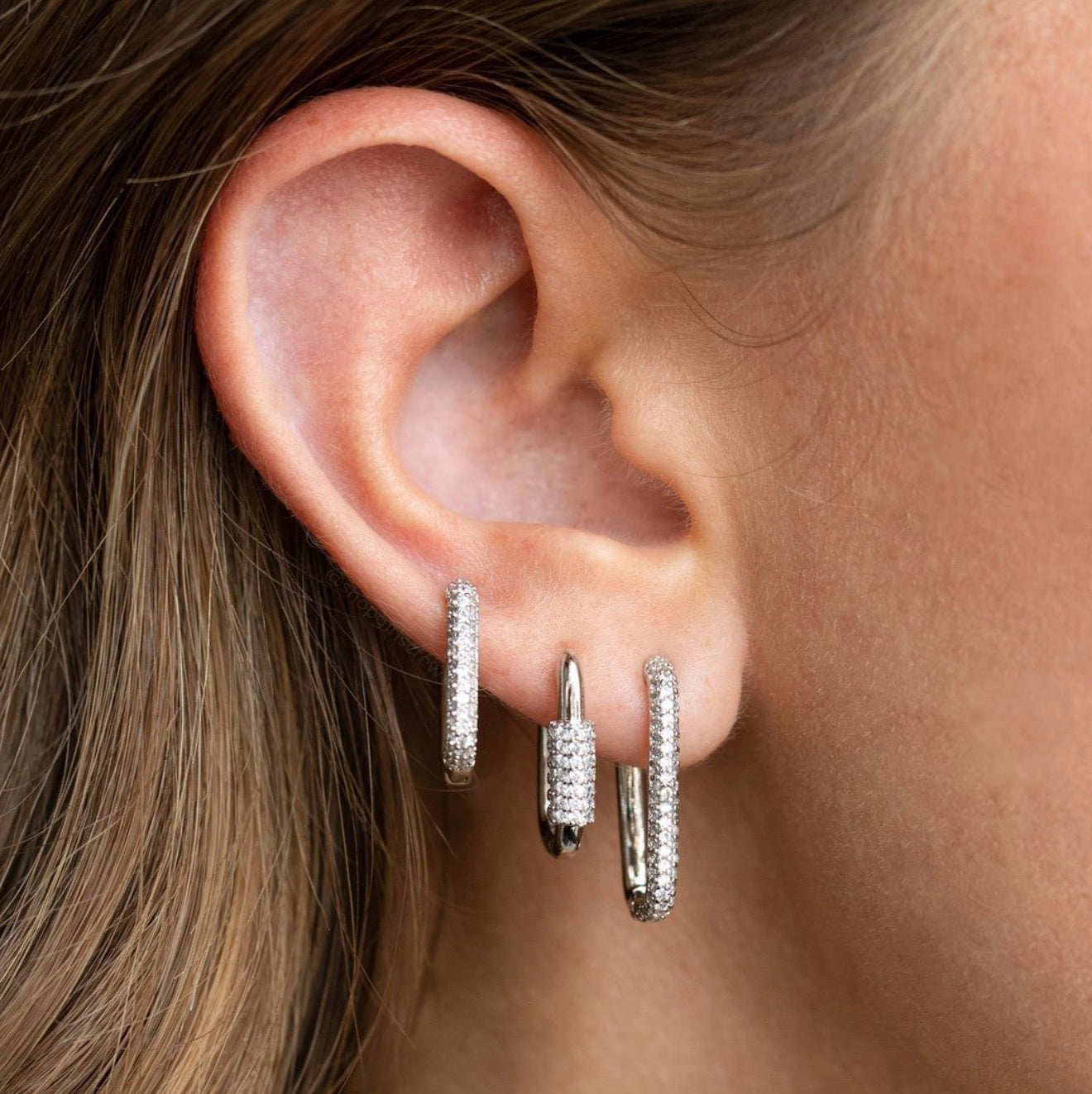 925 Silver Earrings Set