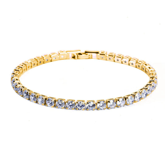 Tennis bracelet in Gold