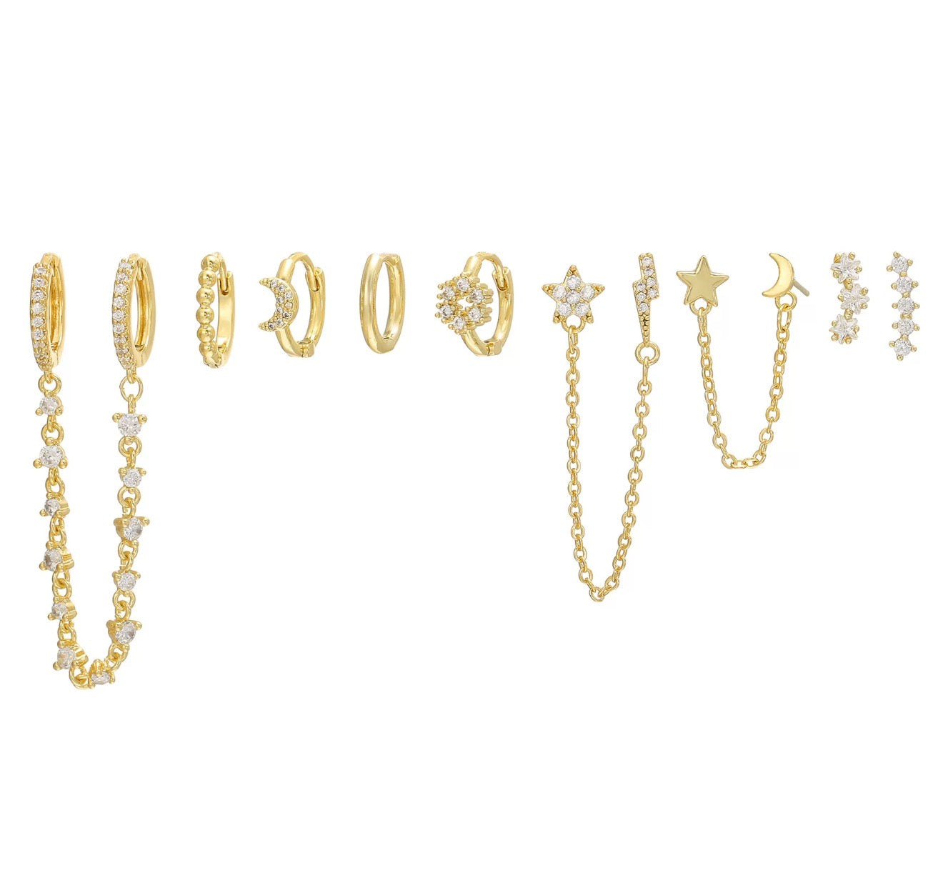 925 Silver Earrings Set