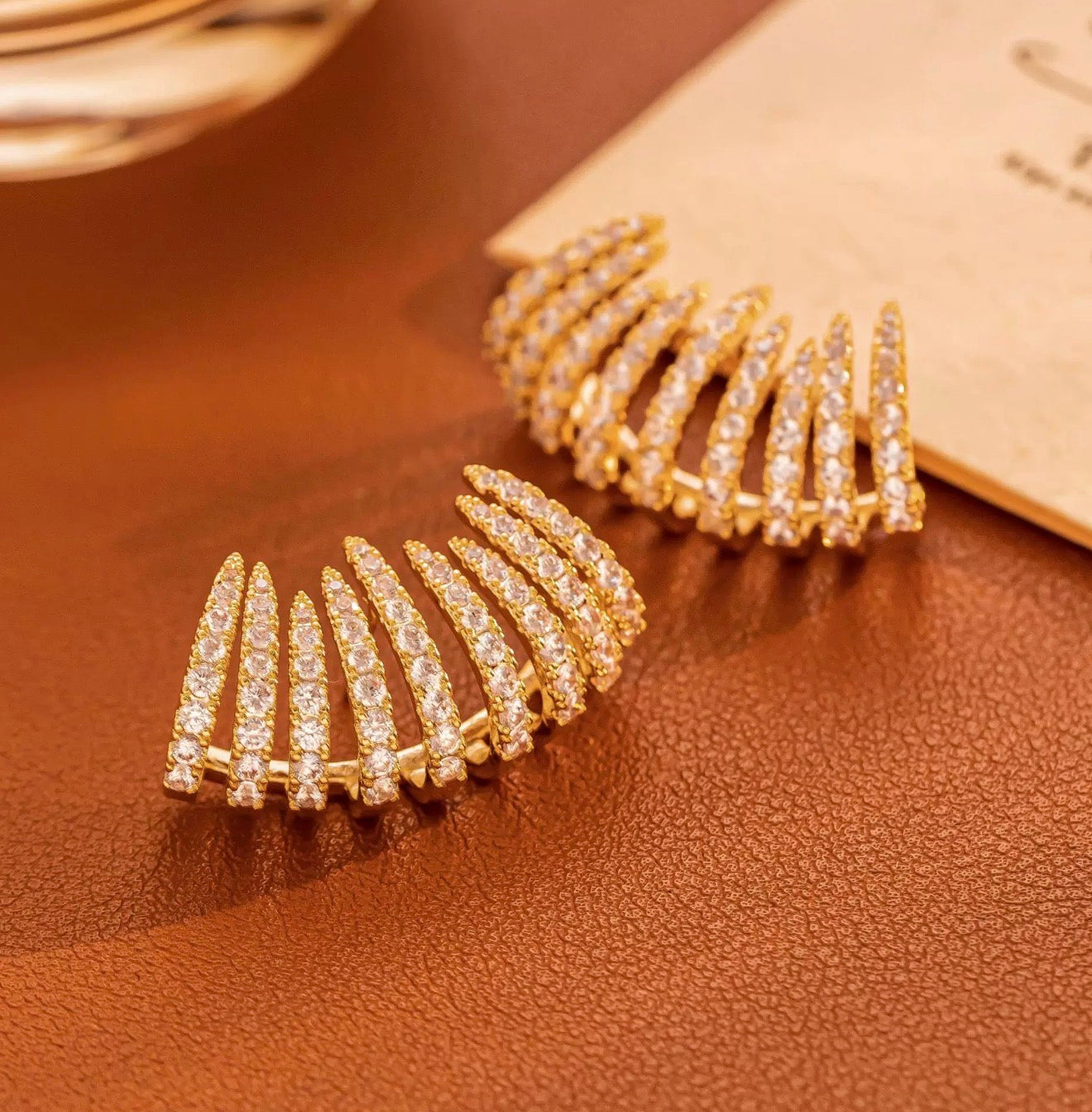 Zirconia earrings