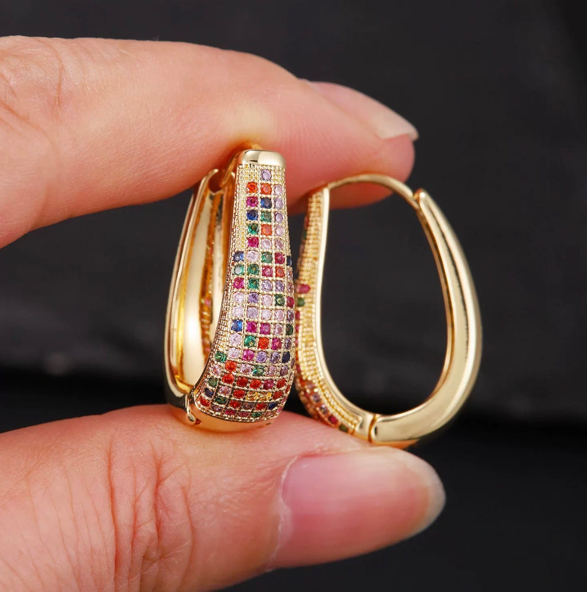 Gold Hoop Earrings