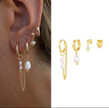 925 Silver Earrings Set