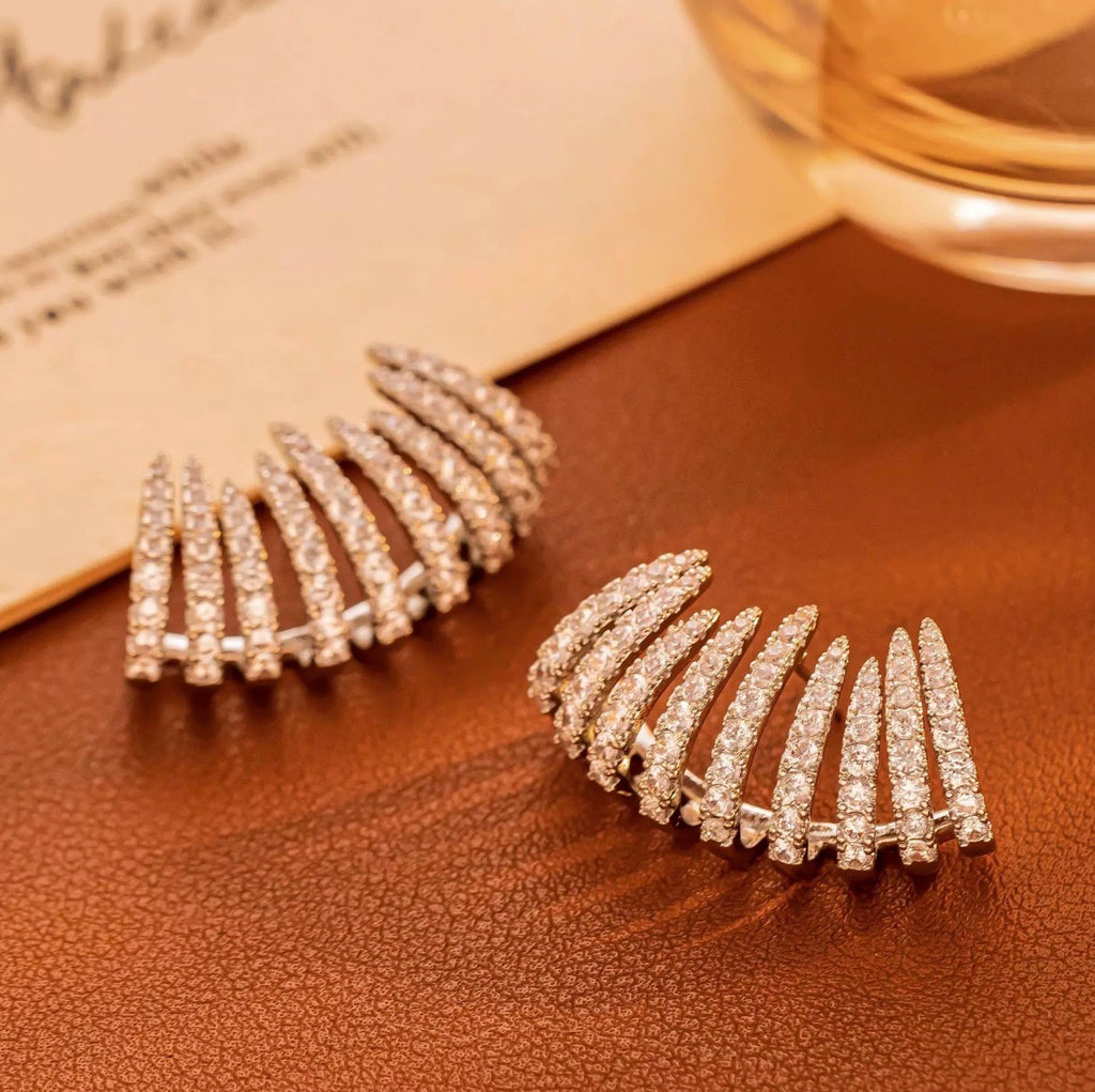 Zirconia earrings