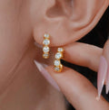 Small bubble earrings