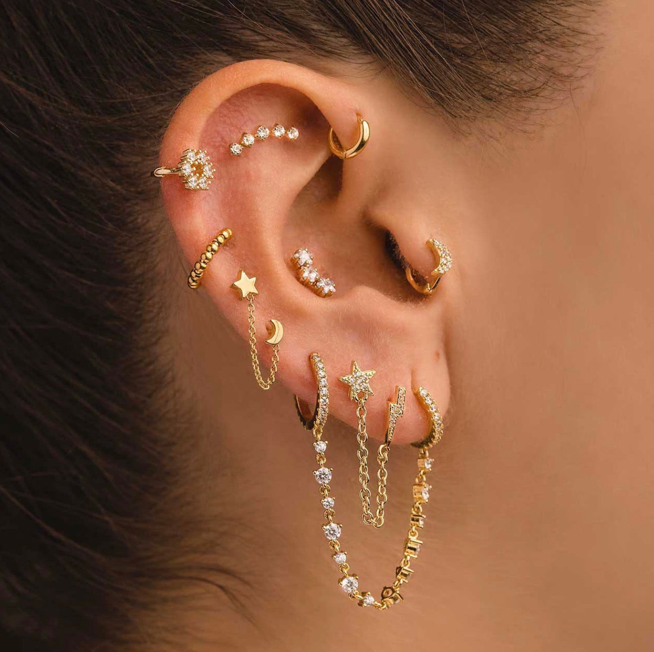 925 Silver Earrings Set