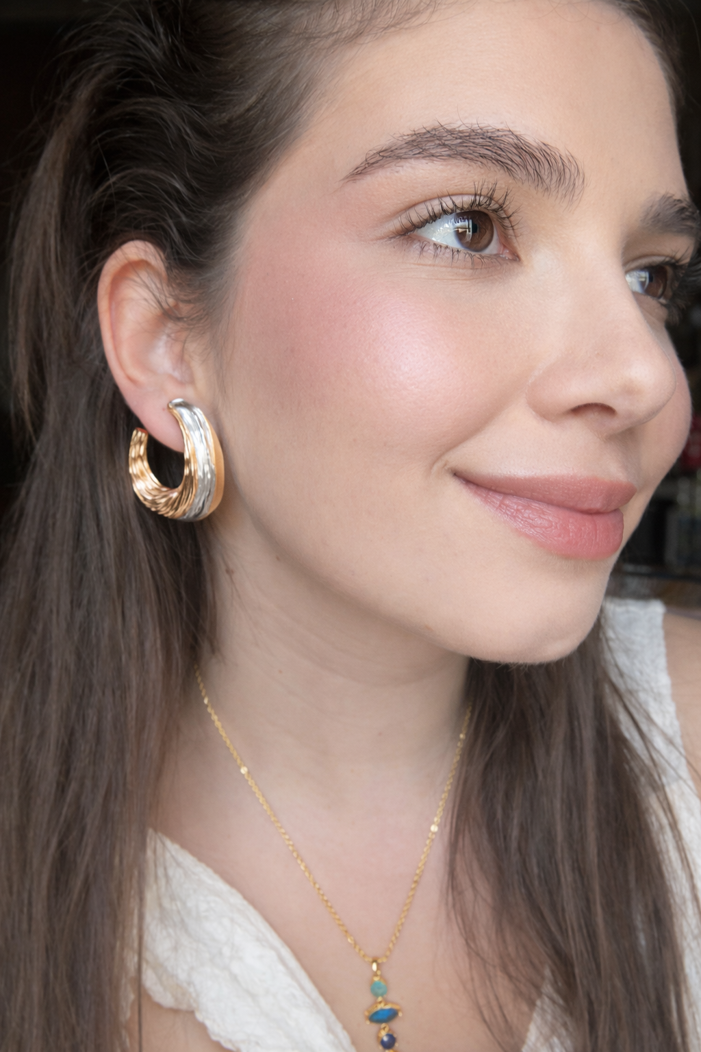 3 colors Hoop earrings