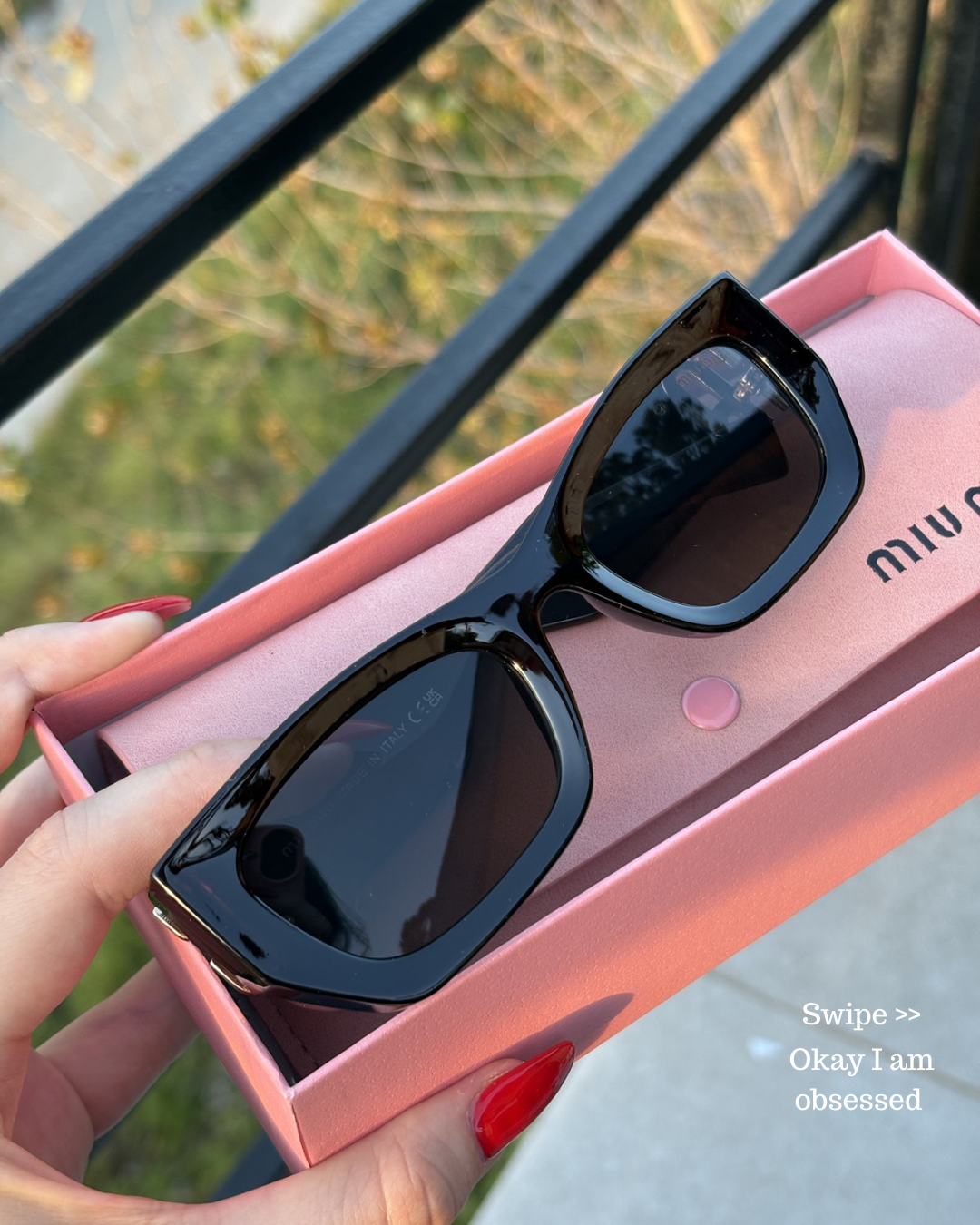 Miu mui sunglasses