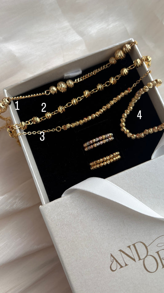 Golden bracelets