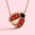 Van Cleef Lady Bug Collection Necklace