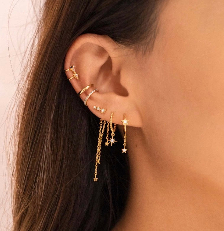 925 Silver Earrings Set