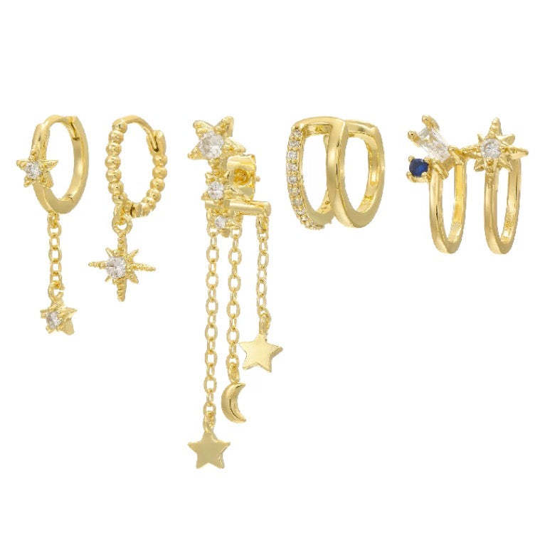 925 Silver Earrings Set