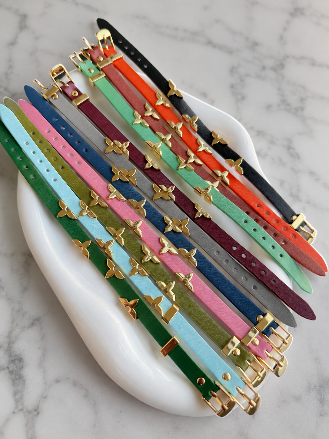 LV leather Bracelet