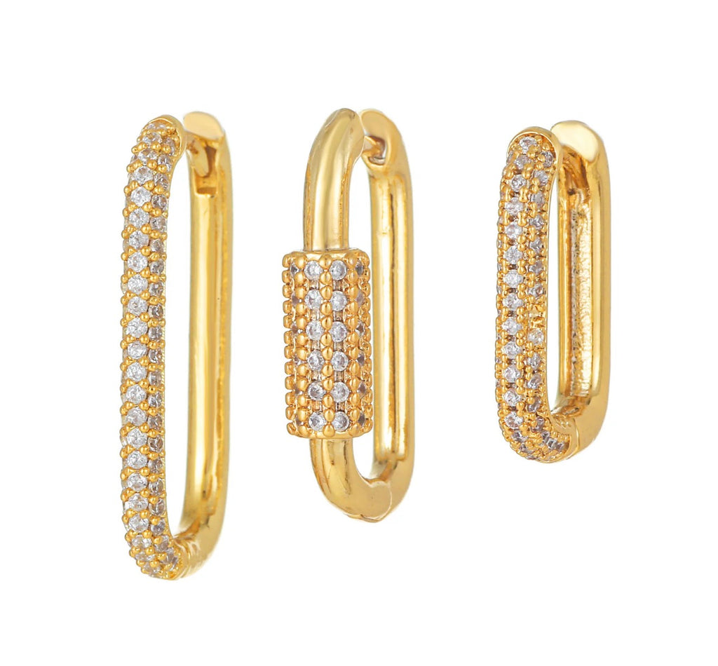 925 Silver Earrings Set