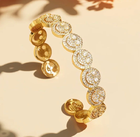 Smiley bangle and ring