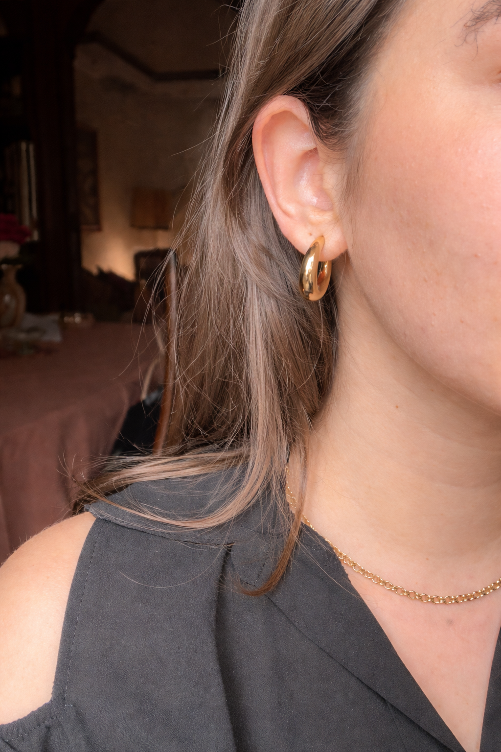 Hoop earrings