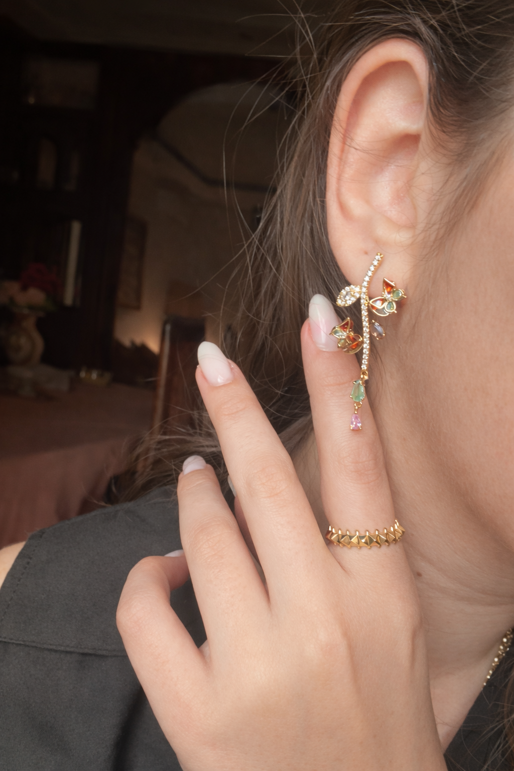 Colorful earrings