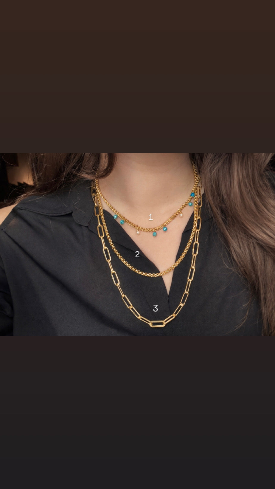 Stack necklaces
