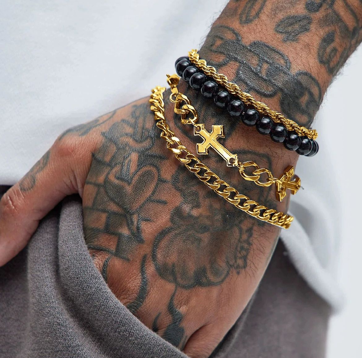 4 piece set bracelets