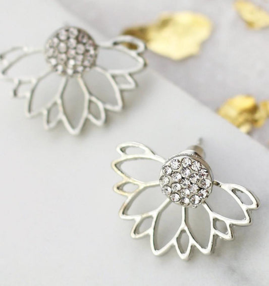 Sparkling half flower